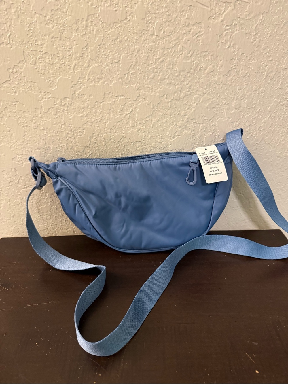 Light Blue Crossbody Sling Bag - Casual Everyday Carry